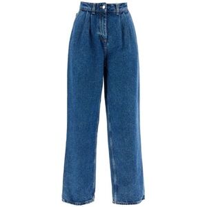 Saks Potts Shake Pleated Jeans